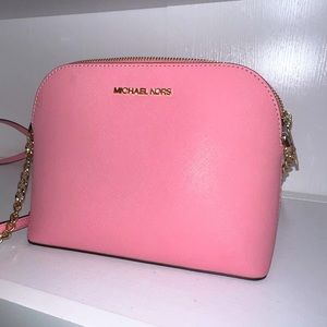 Pink Michael Kors crossbody purse